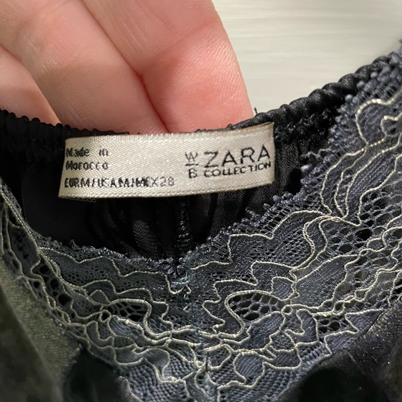 Zara black chemise, size medium - Picture 4 of 4